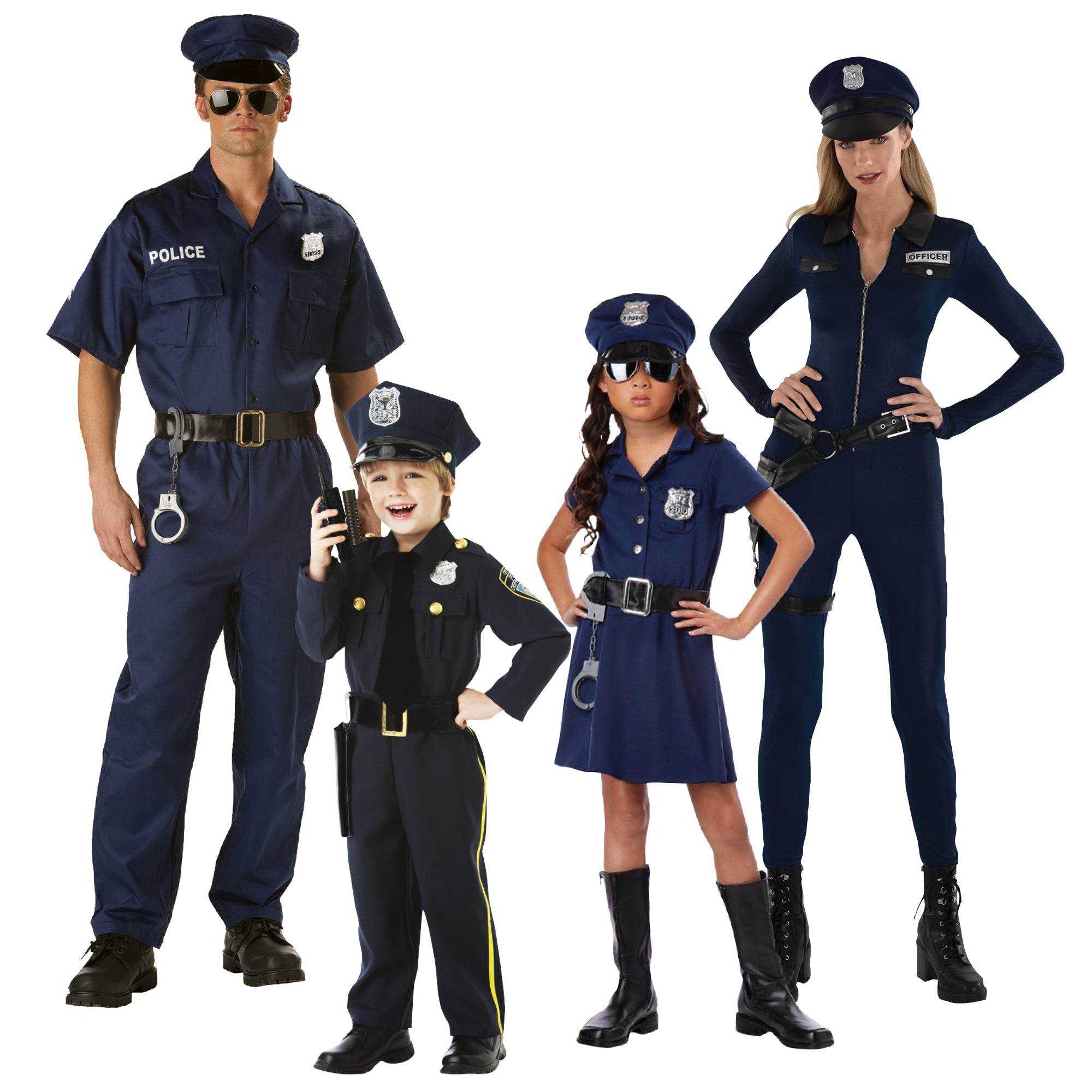 Police Family Costumes – Party Expert