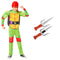 PARTY EXPERT Teenage Mutant Ninja Turtles Raph Costume Kit for Kids