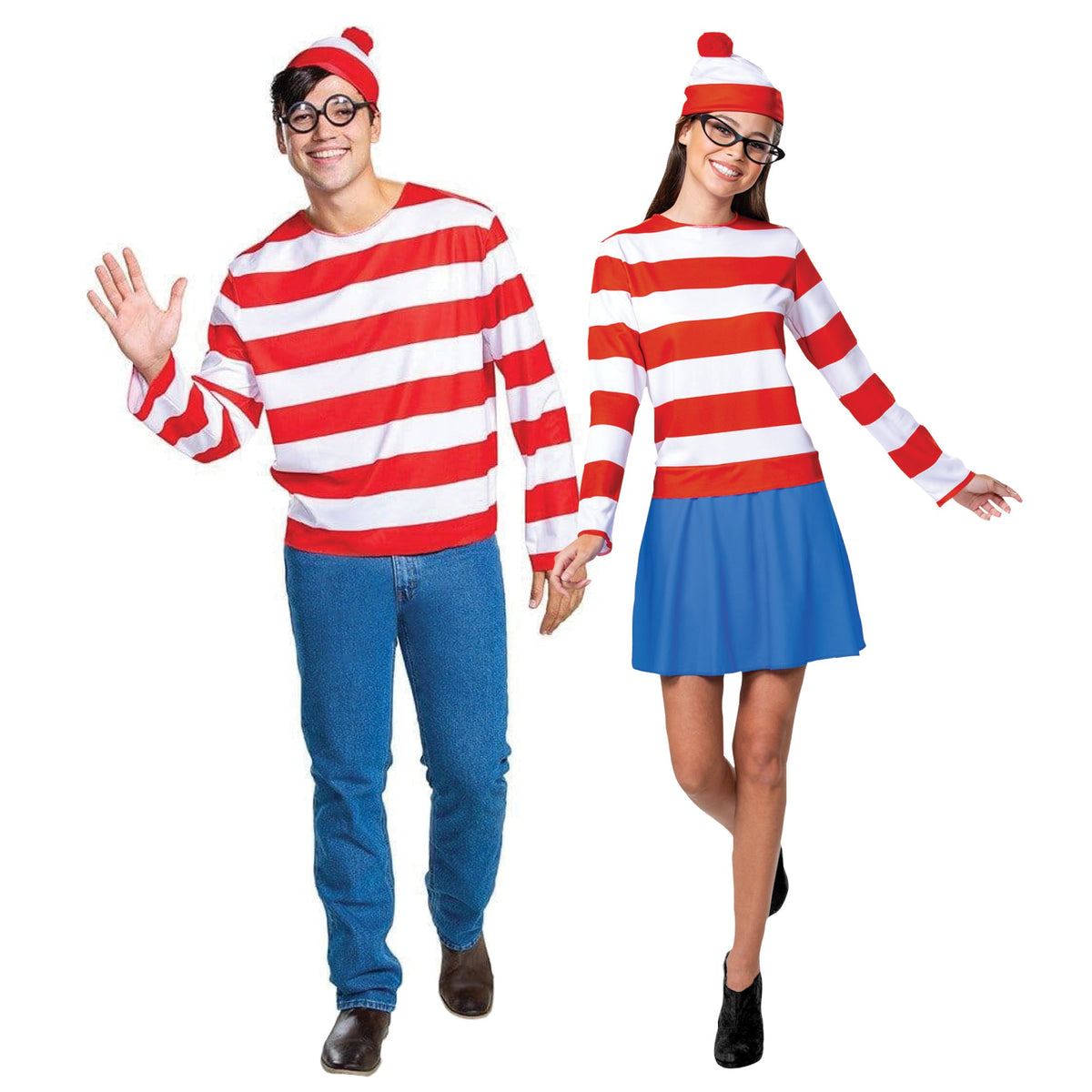 Party Expert Where's Waldo Couple Costumes 715454098