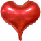 PARTYGRAM Balloons Red Heart Shaped Supershape Balloon, 22 Inches, 1 Count 810120717227