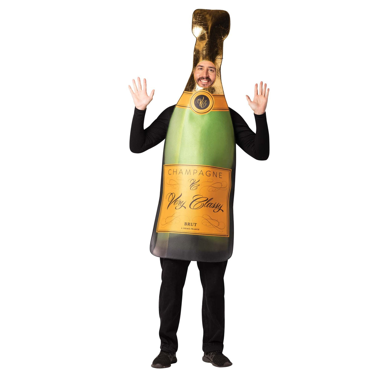 RASTA IMPOSTA PRODUCTS Costumes Champagne Bottle Costume for Adults