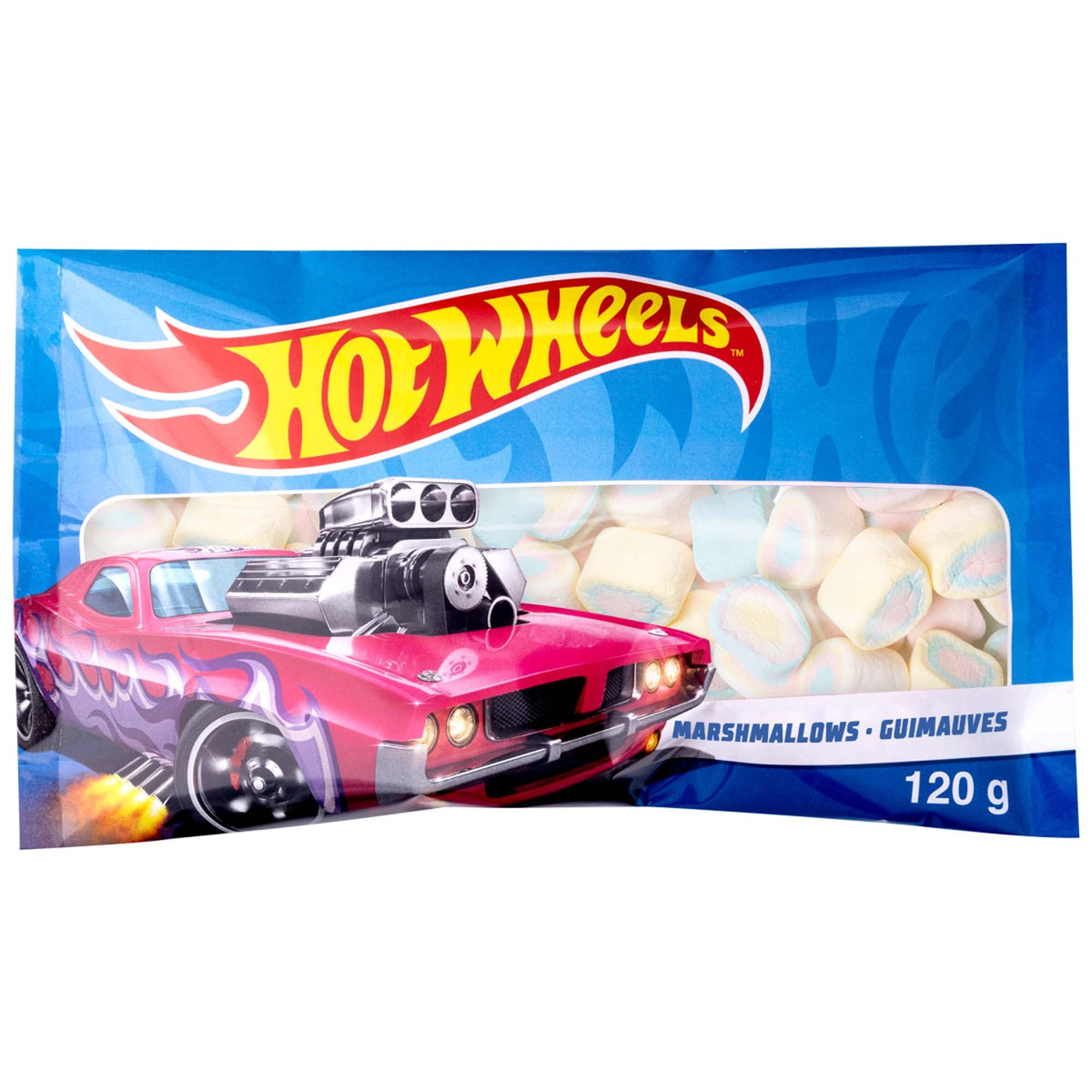 REGAL CONFECTION INC. impulse buying Hot Wheels Marshmallows Bag, 120 g, 1 Count