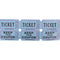 RHODE ISLAND NOVELTY Party Supplies Double Ticket Roll, Blue, 2000 Count