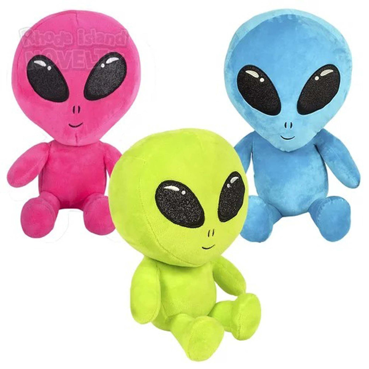 RHODE ISLAND NOVELTY Plushes Galactic Alien Plush, 9 Inches, Assortment, 1 Count