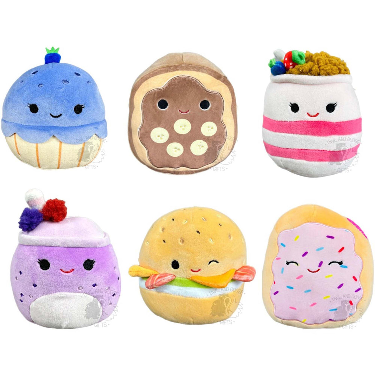 ROYAL SPECIALTY SALES Plushes Breakfast Squad Squishmallow Plush, 8 Inches, Assortment, 1 Count 196566166165