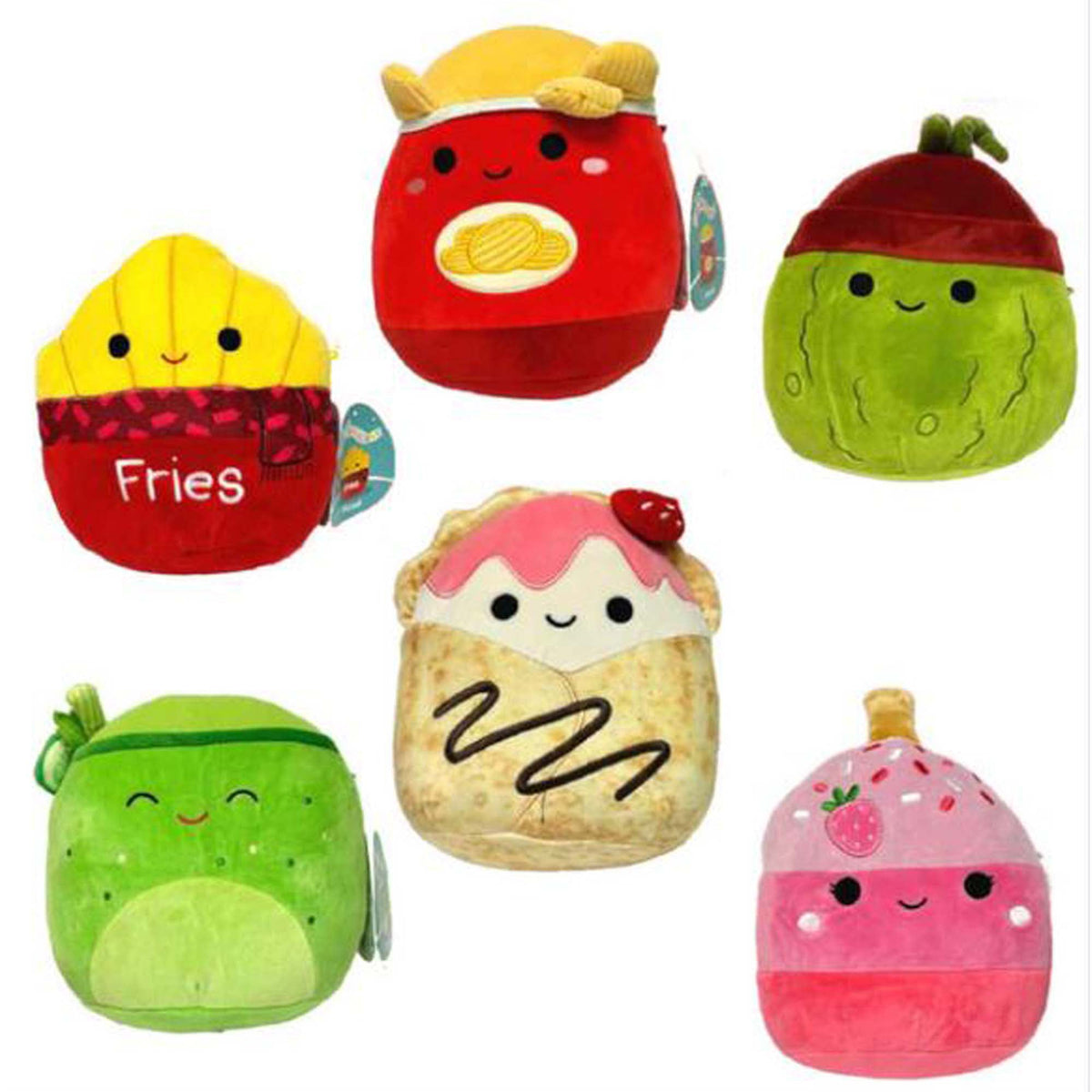 ROYAL SPECIALTY SALES Plushes Food Squishmallow Plush, 8 Inches, Assortment, 1 Count 191726612999