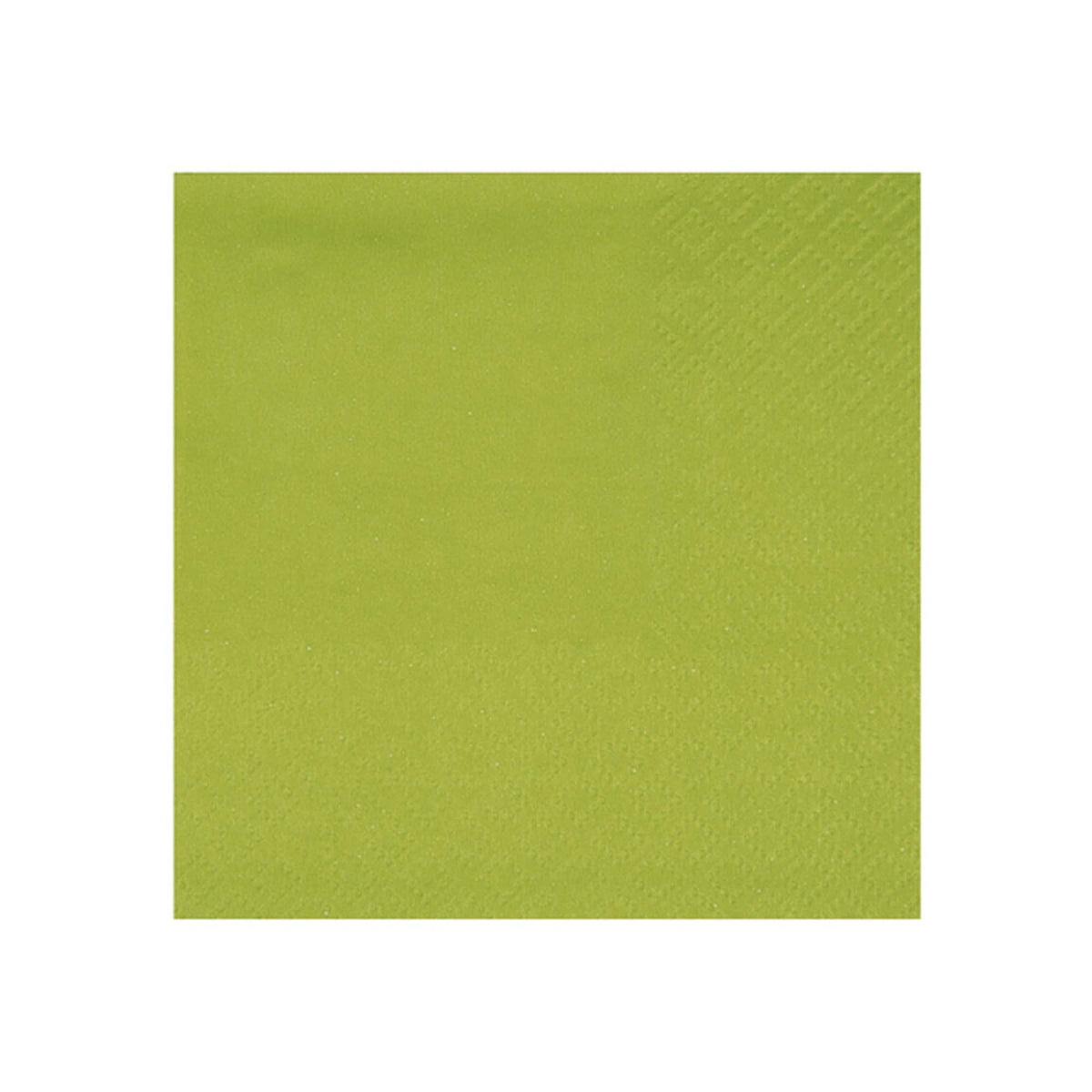 SANTEX Everyday Entertaining Kiwi Green Small Beverage Napkins, 25 Count 3660380079033