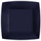 SANTEX Everyday Entertaining Navy Blue Large Square Lunch Party Paper Plates, 9 Inches, 10 Count 3660380087793