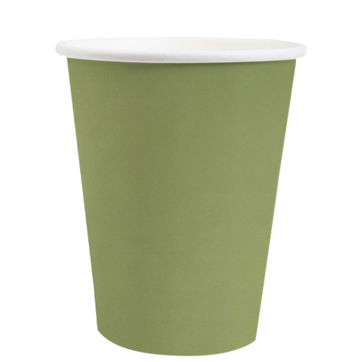 SANTEX Everyday Entertaining Olive Green Party Paper Cups, 9 Oz, 10 Count 3660380073130