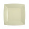 SANTEX Everyday Entertaining Sand Beige Small Square Dessert Party Paper Plates, 7 Inches, 10 Count 3660380071761