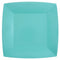 SANTEX Everyday Entertaining Sky Blue Large Square Lunch Party Paper Plates, 9 Inches, 10 Count 3660380072133