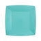 SANTEX Everyday Entertaining Sky Blue Small Square Dessert Party Paper Plates, 7 Inches, 10 Count 3660380071969