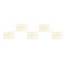 SANTEX General Birthday "Joyeux Anniversaire" Birthday Paper Banner, White and Gold, 196 Inches, 1 Count