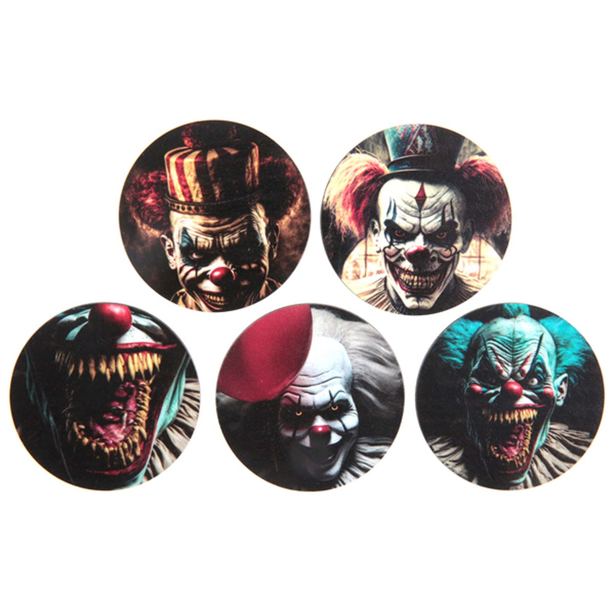 SANTEX Halloween Killer Clown Table Scatters, 10 Count