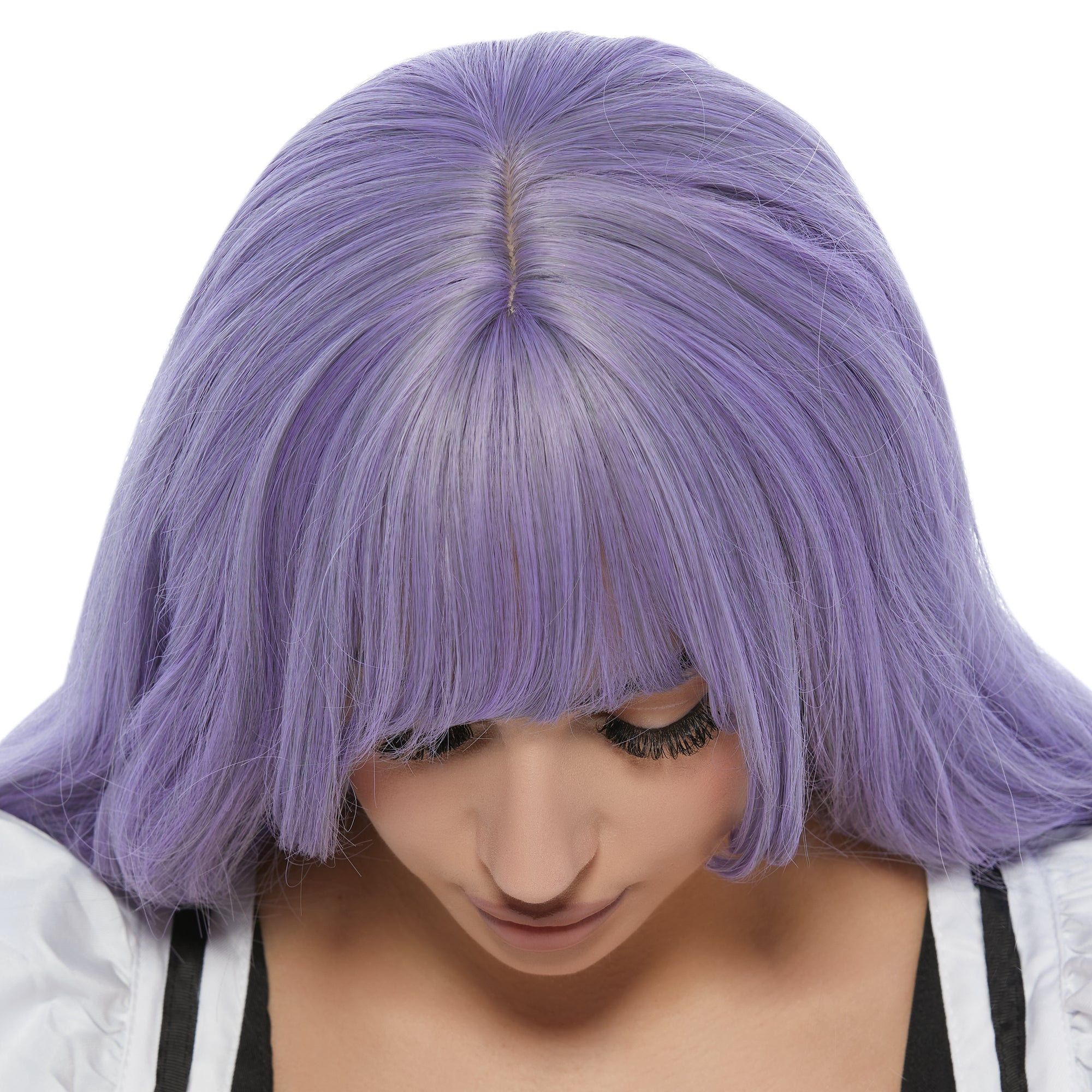 Party Expert Zyunko Purple Wavy Long Wig for Adults