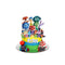 Shaoxing Keqiao Chengyou Textile Co.,Ltd Kids Birthday Inside Out 2 Birthday Cake Topper, 1 Count 810120717579