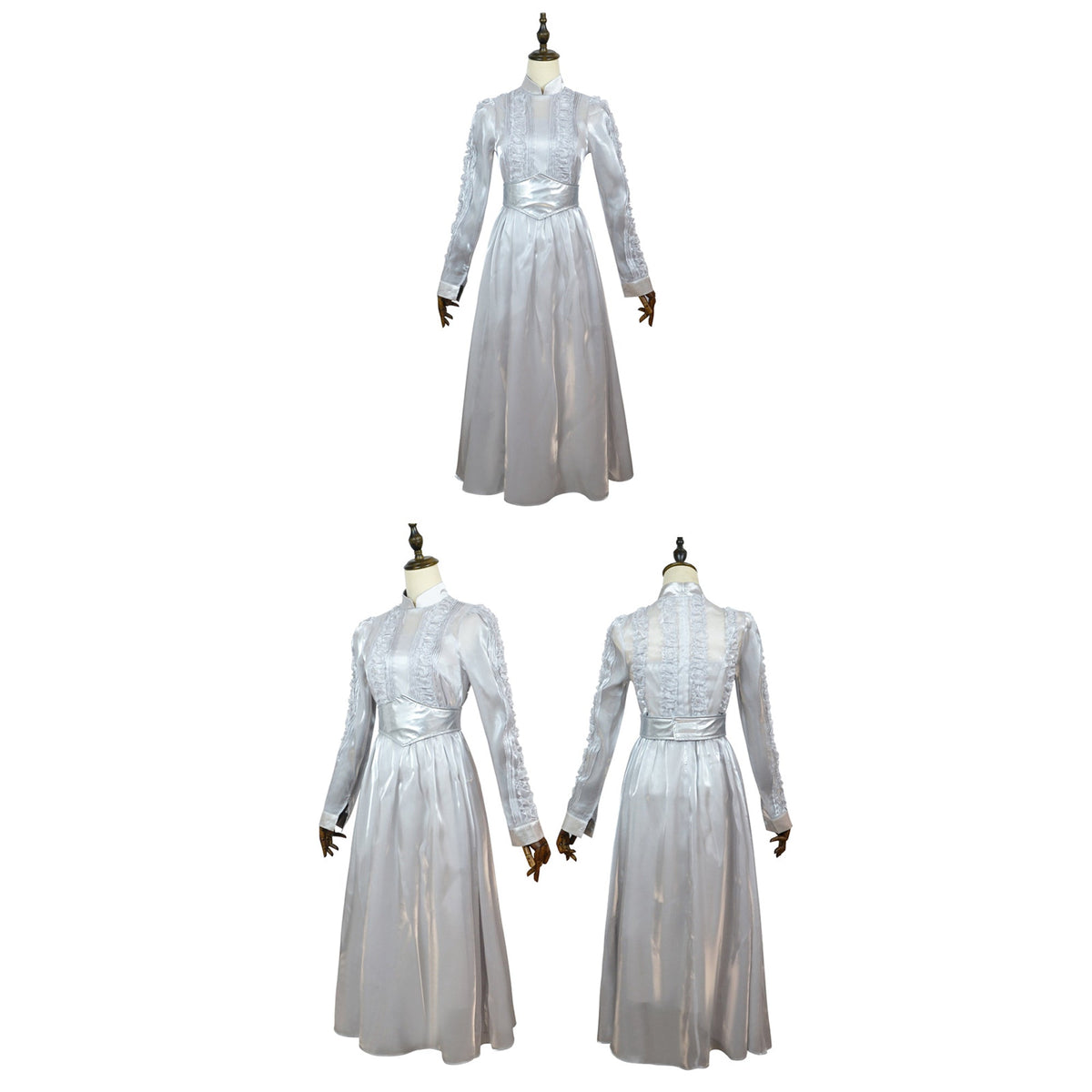 SHENZHEN PARTYGEARS DEVELOPMENT CO. LTD Costumes Clairvoyant Deluxe Costume for Adults, Silver Dress