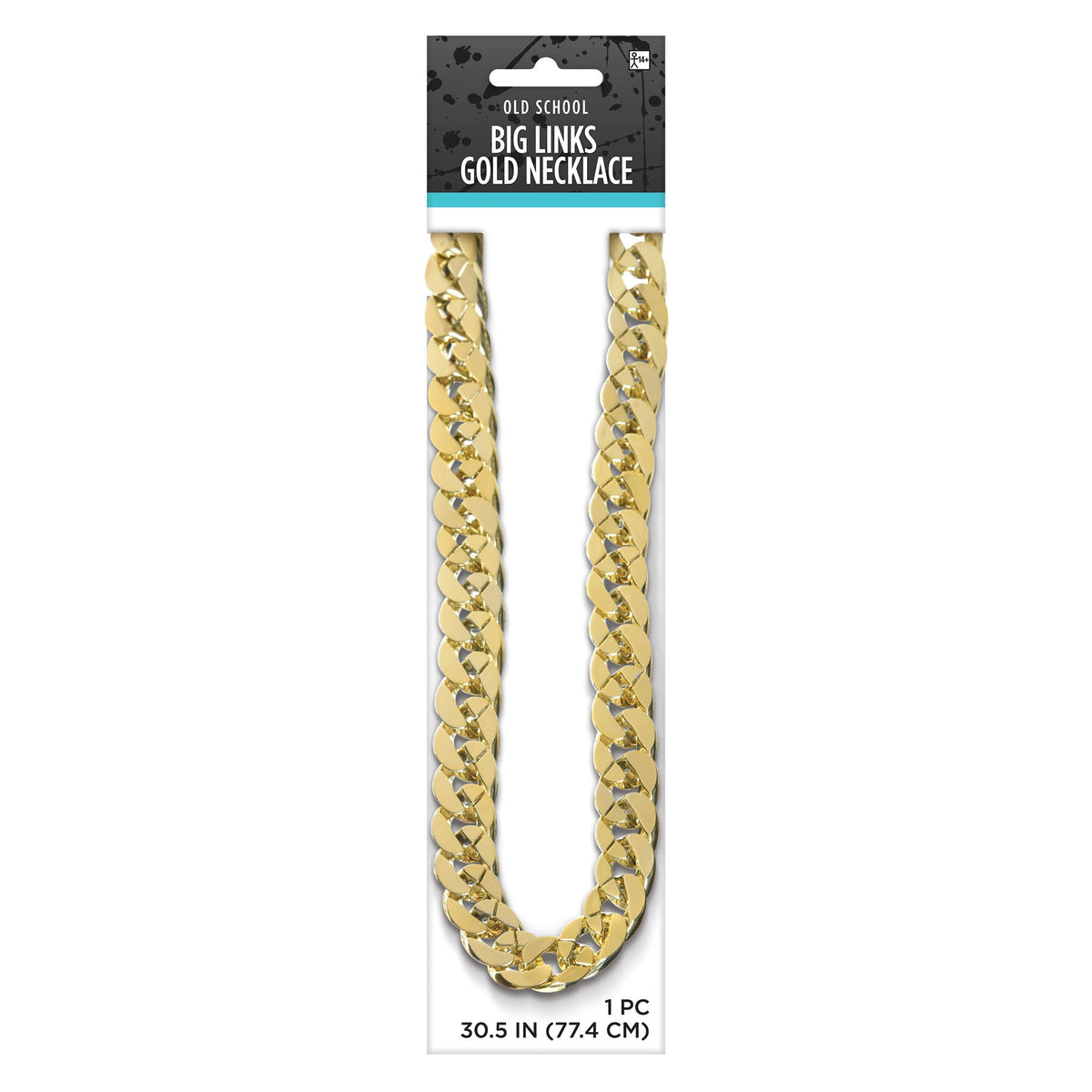 SUIT YOURSELF COSTUME CO. Costume Accessories Old school big links gold chain 809801717144