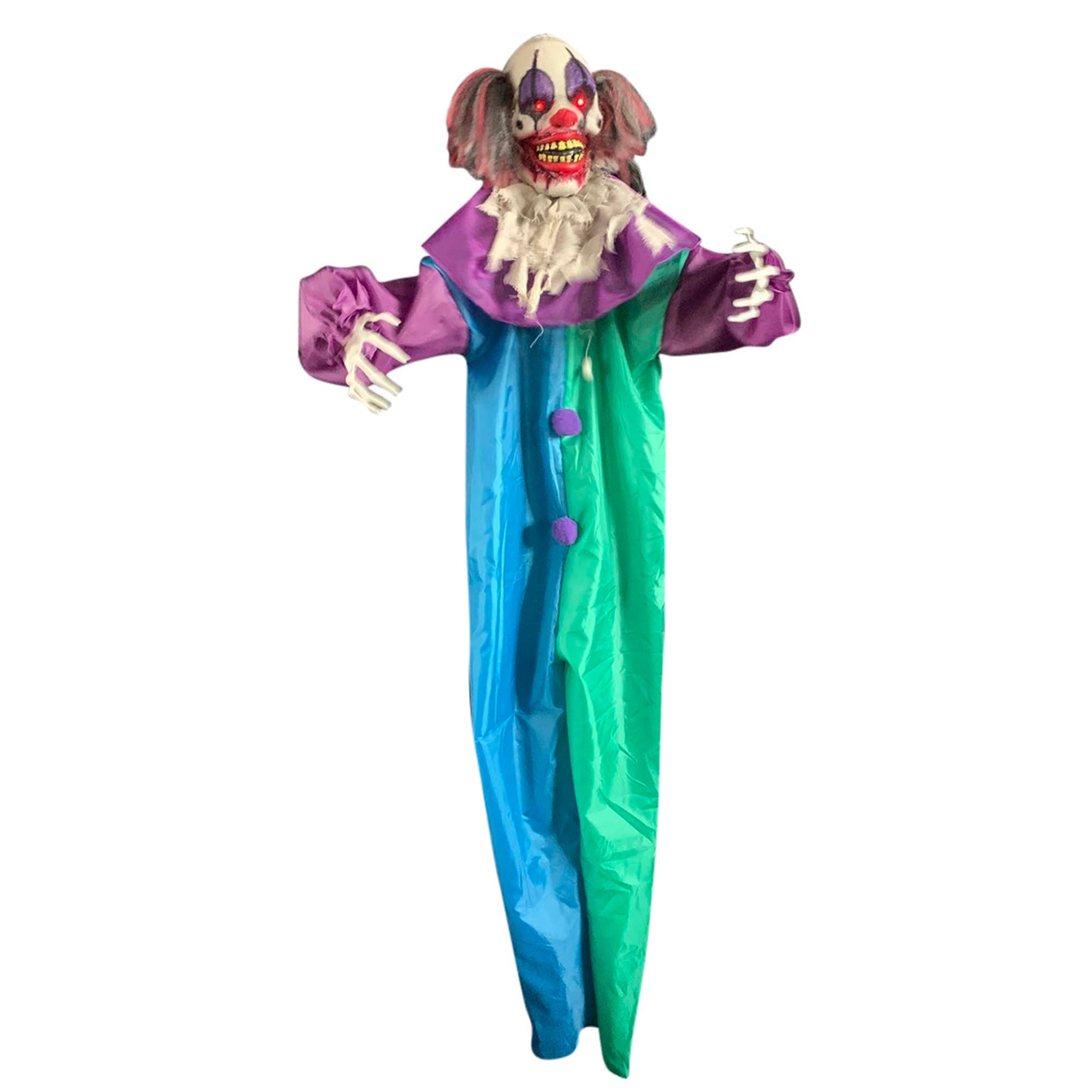 Hanging Animated Clown, 72 Inches, 1 Count | Party Expert