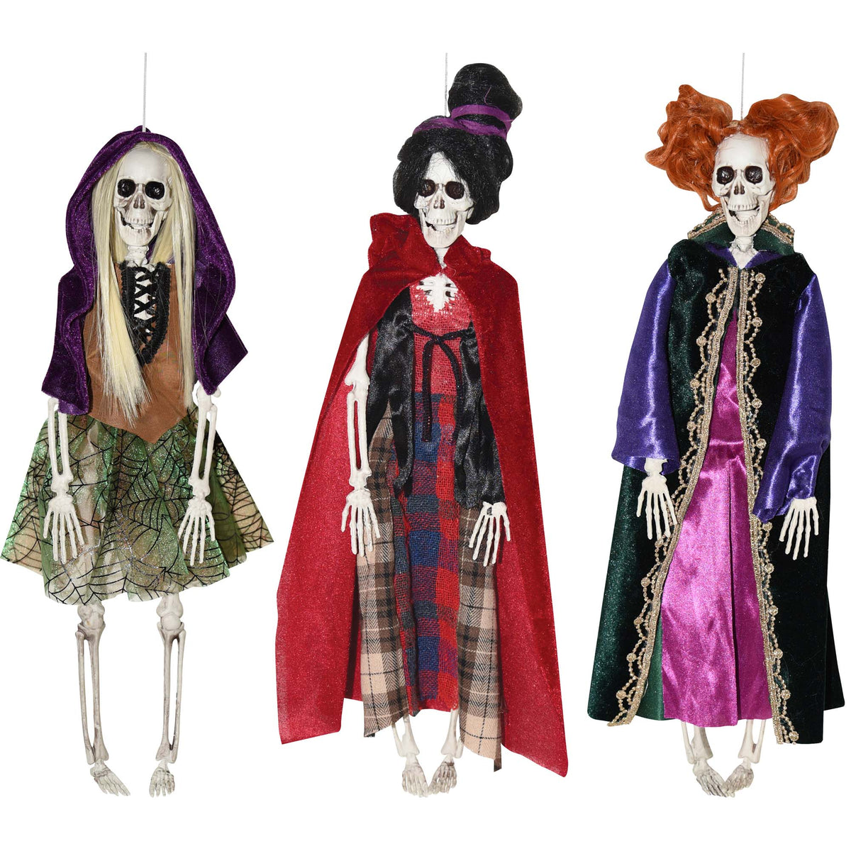 SUNSTAR INDUSTRIES Halloween Skeleton Witch, 16 Inches, Assortment, 1 Count