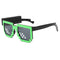 Taizhou Two Circles Trading Co. Ltd. Costume Accessories Green LED Neon Sunglasses for Adults 810120719290