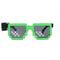 Taizhou Two Circles Trading Co. Ltd. Costume Accessories Green LED Neon Sunglasses for Adults 810120719290