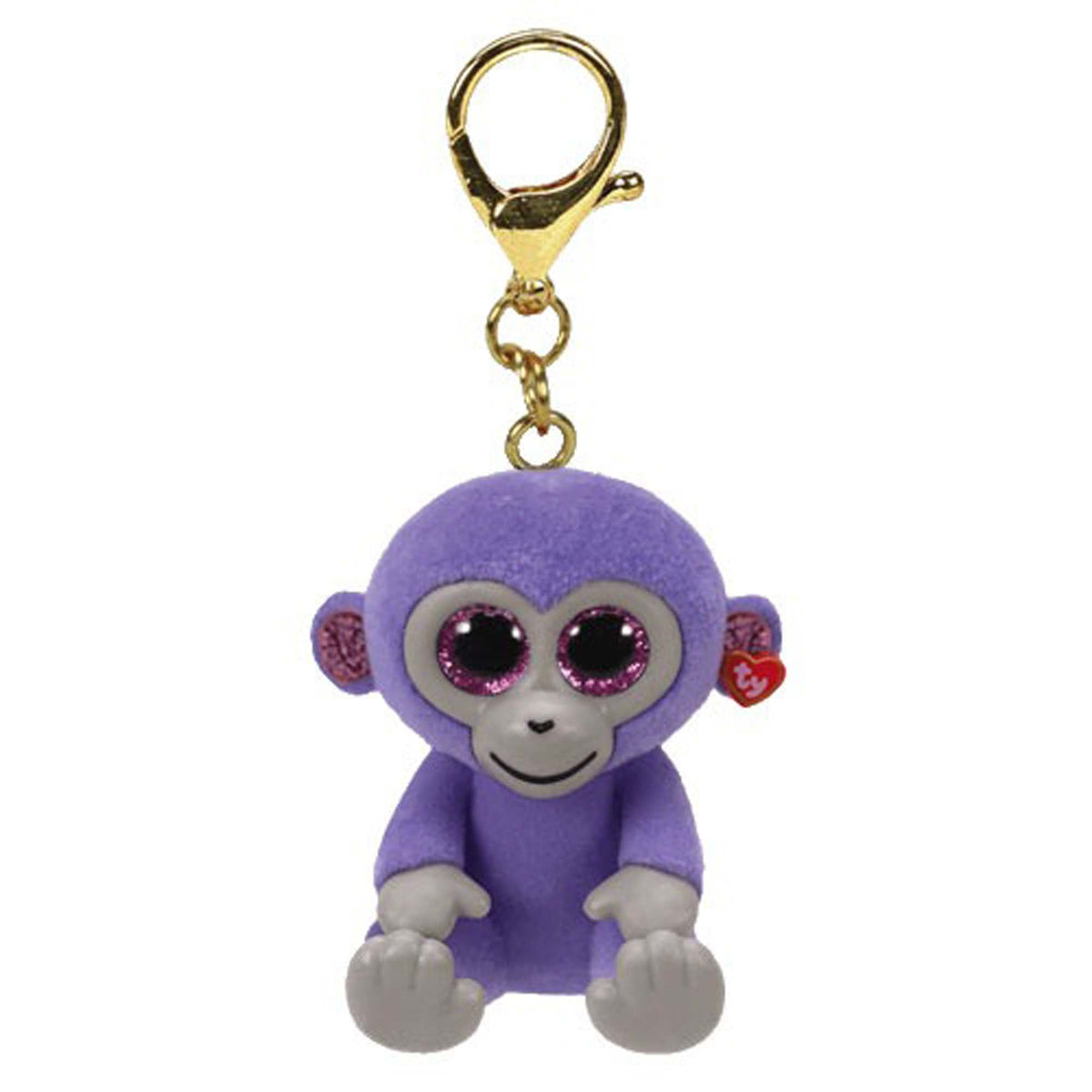 TY INC Plushes TY Mini Boo's with Clip, Grapes, 2 Inches, 1 Count 008421250707