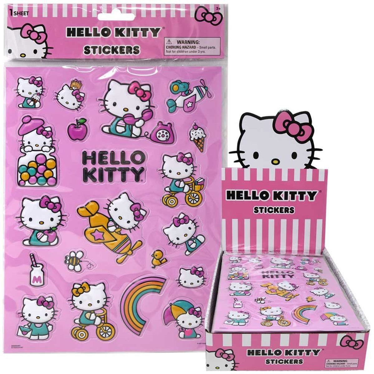 U.P.D. INC Impulse Buying Hello Kitty Sticker Sheet, 1 Count 42692097166