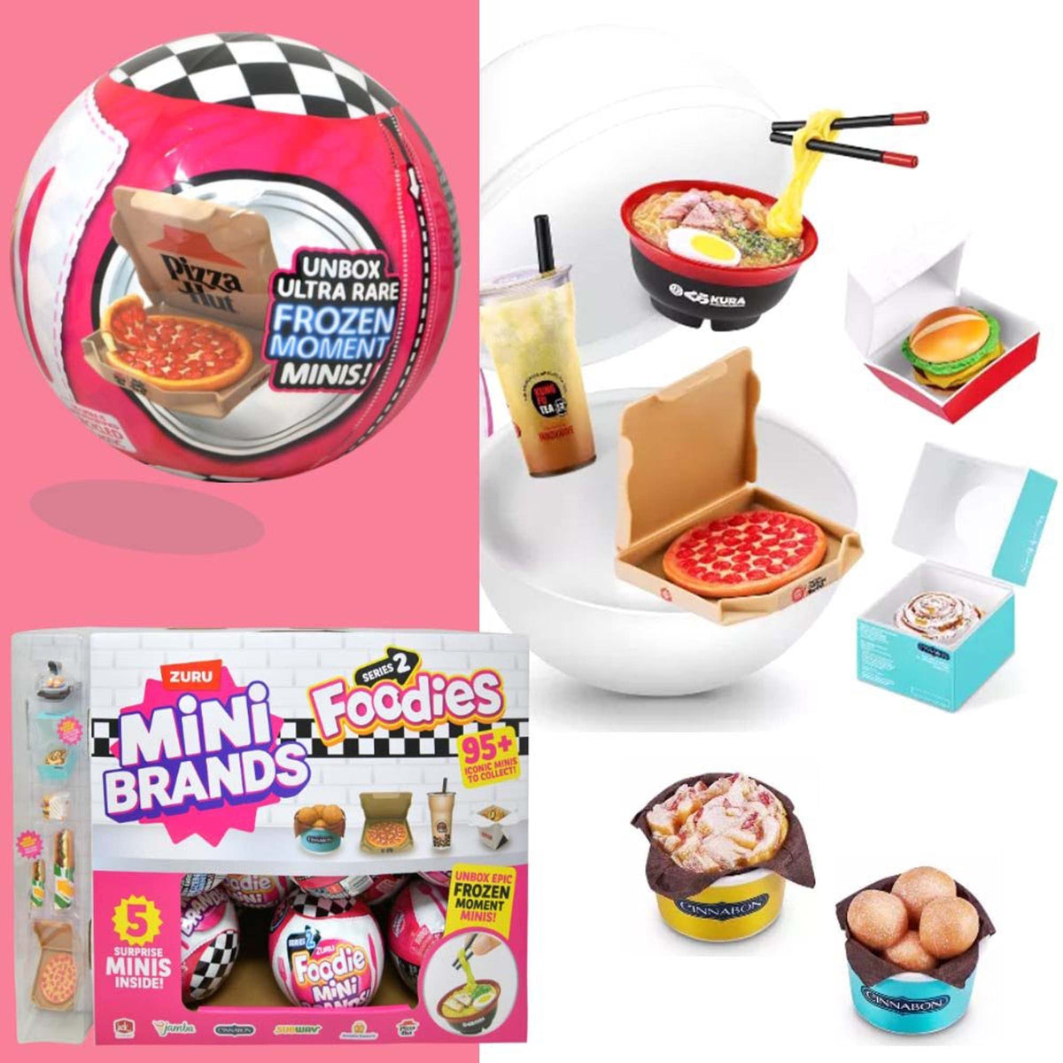 U.P.D. INC Impulse Buying Mini Brands Foodies, Assortment, 1 Count 193052050656