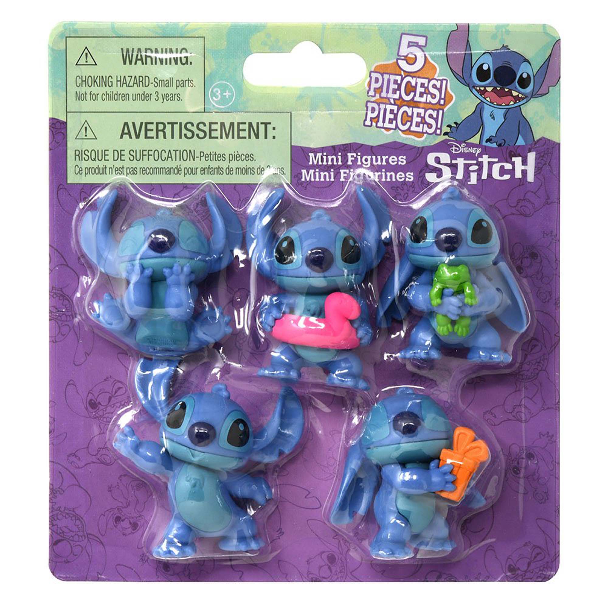 Stitch Mini Figures, 5 Count | Party Expert