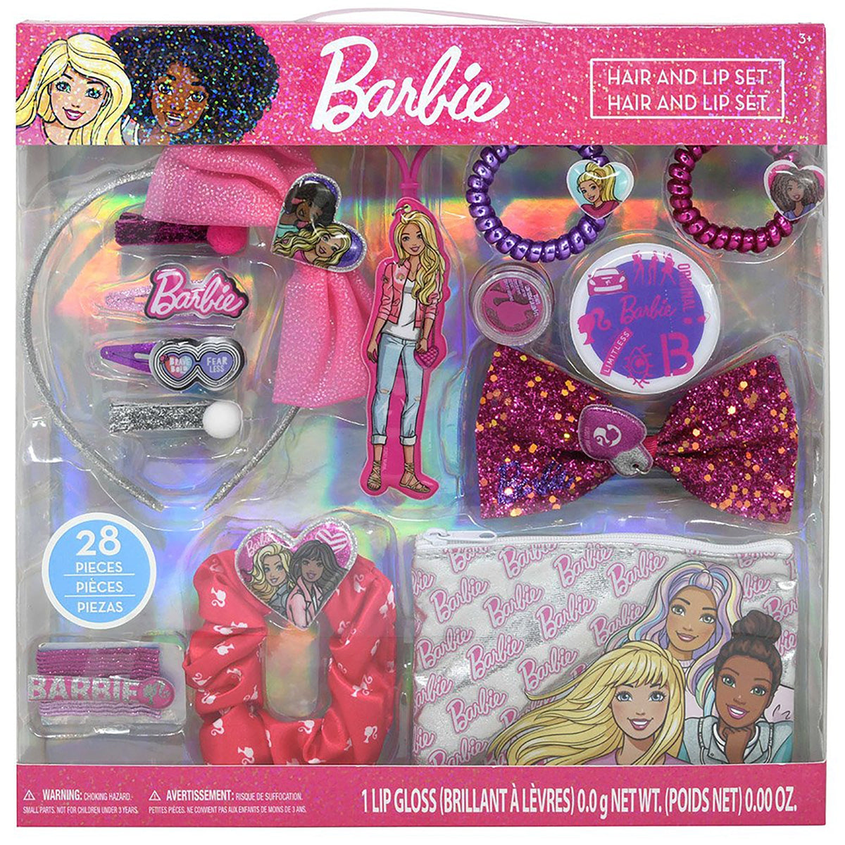 U.P.D. INC Kids Birthday Barbie Hair Accessory Set, 1 Count 719565462153