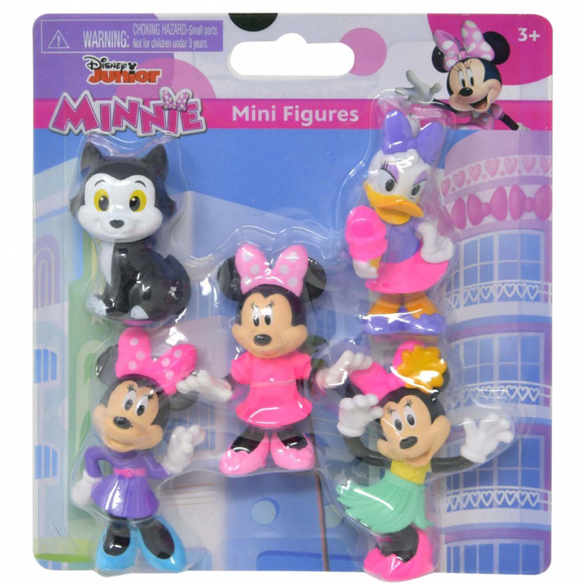 Minnie Mouse Mini Figures, 5 Count | Party Supplies – Party Expert