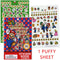 U.P.D. INC Kids Birthday Super Mario Sticker Book, 1 count 191537097493