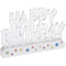 UNIQUE PARTY FAVORS Cake Supplies Happy Birthday Flashing Cake Decoration, 1 Count 011179370436