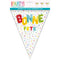 UNIQUE PARTY FAVORS General Birthday Bright "Bonne Fête" Flag Banner, 144 Inches, 1 Count