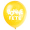 UNIQUE PARTY FAVORS General Birthday Bright Bonne Fête Latex Balloons, 12 Inches, 8 Count