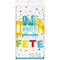 UNIQUE PARTY FAVORS General Birthday Bright "Bonne Fête" Rectangular Plastic Table Cover, 54 x 84 Inches, 1 Count 011179109838