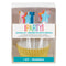 UNIQUE PARTY FAVORS General Birthday Feelin' Retro Birthday Cupcake Kit, 24 Count 011179437757