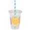 UNIQUE PARTY FAVORS General Birthday Feelin' Retro Birthday Plastic Cups with Straw and Lid, 16 Oz, 4 Count 011179437764