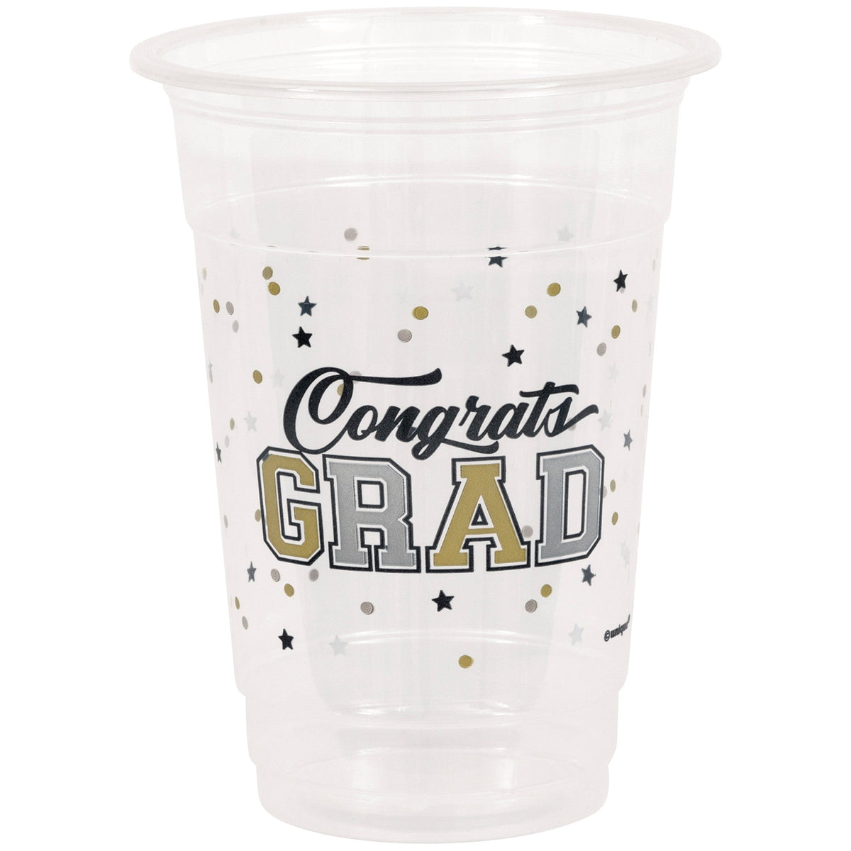 UNIQUE PARTY FAVORS Graduation Graduation Plastic Party Cup, 16 Oz, 8 Count 011179776498