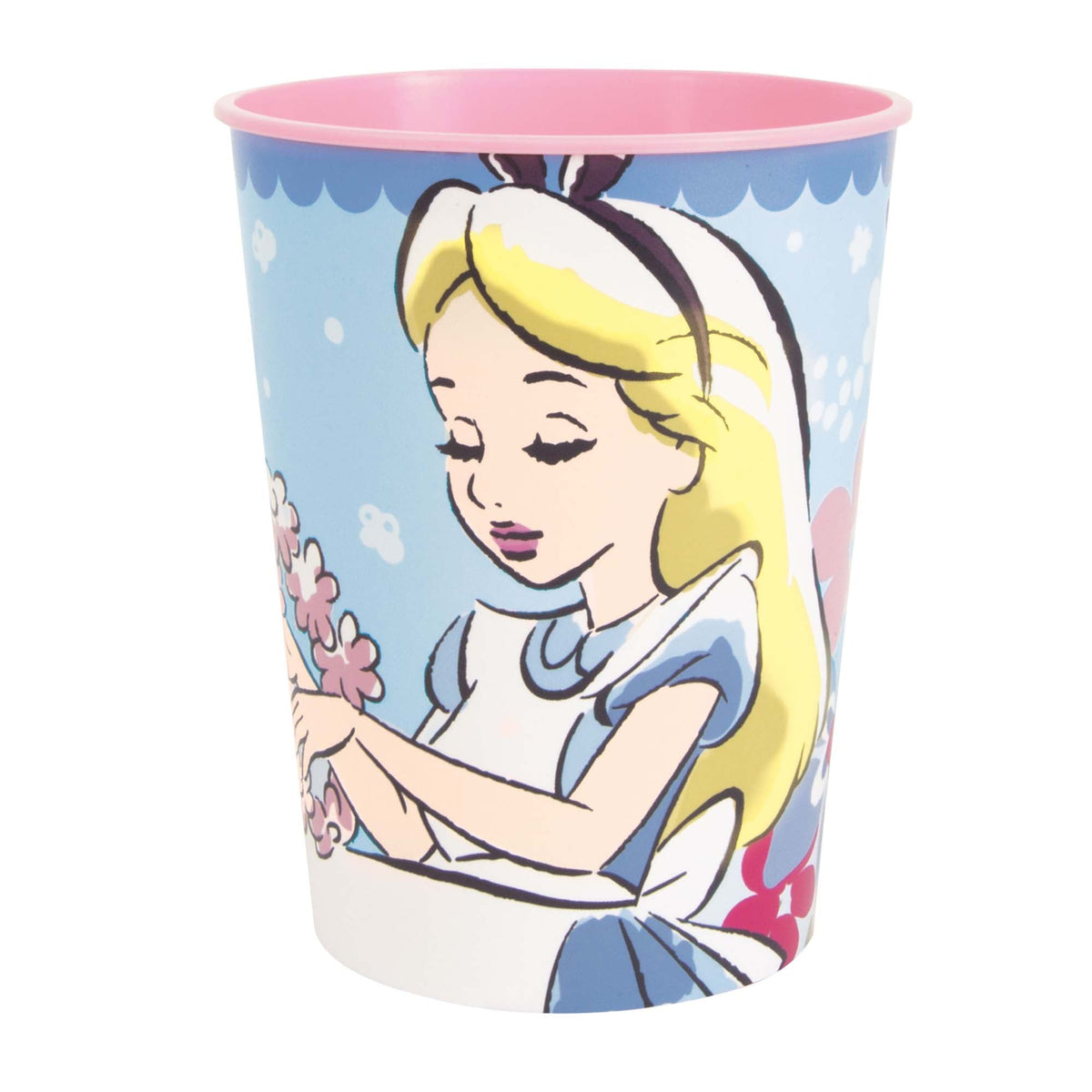 UNIQUE PARTY FAVORS Kids Birthday Alice in Wonderland Birthday Pink Party Favour Cup, 16 Oz, 1 Count