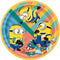 UNIQUE PARTY FAVORS Kids Birthday Despicable Me 4 Birthday Large Round Lunch Paper Plates, 9 Inches, 8 Count