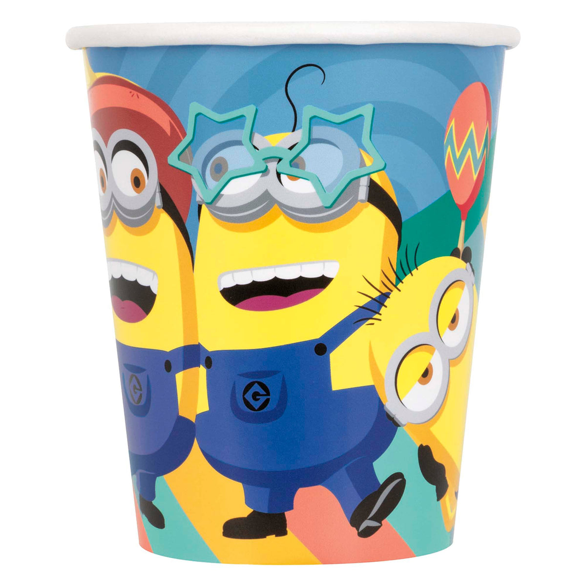 UNIQUE PARTY FAVORS Kids Birthday Despicable Me 4 Birthday Party Paper Cups, 9 oz, 8 Count