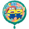 UNIQUE PARTY FAVORS Kids Birthday Despicable Me 4 Birthday Round Foil Balloon, 18 Inches, 1 Count