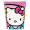 UNIQUE PARTY FAVORS Kids Birthday Hello Kitty and Friends Birthday Party Paper Cups, 9 Oz, 8 Count