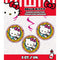 UNIQUE PARTY FAVORS Kids Birthday Hello Kitty and Friends Birthday Spiral Decoration Kit with Cutouts, 3 Count 011179437207