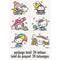 UNIQUE PARTY FAVORS Kids Birthday Hello Kitty and Friends Temporary Tattoo Sheets, 4 Count 011179437184