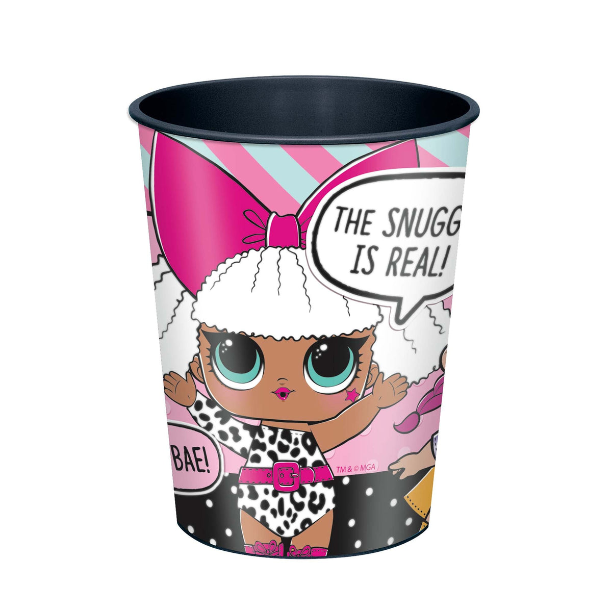 UNIQUE PARTY FAVORS Kids Birthday LOL Surprise Black Party Favour Cup, 16 Oz, 1 Count