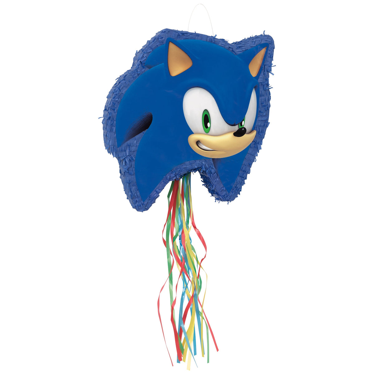 UNIQUE PARTY FAVORS Pinatas Sonic the Hedgehog Drum Pull Piñata, 1 Count 011179218493