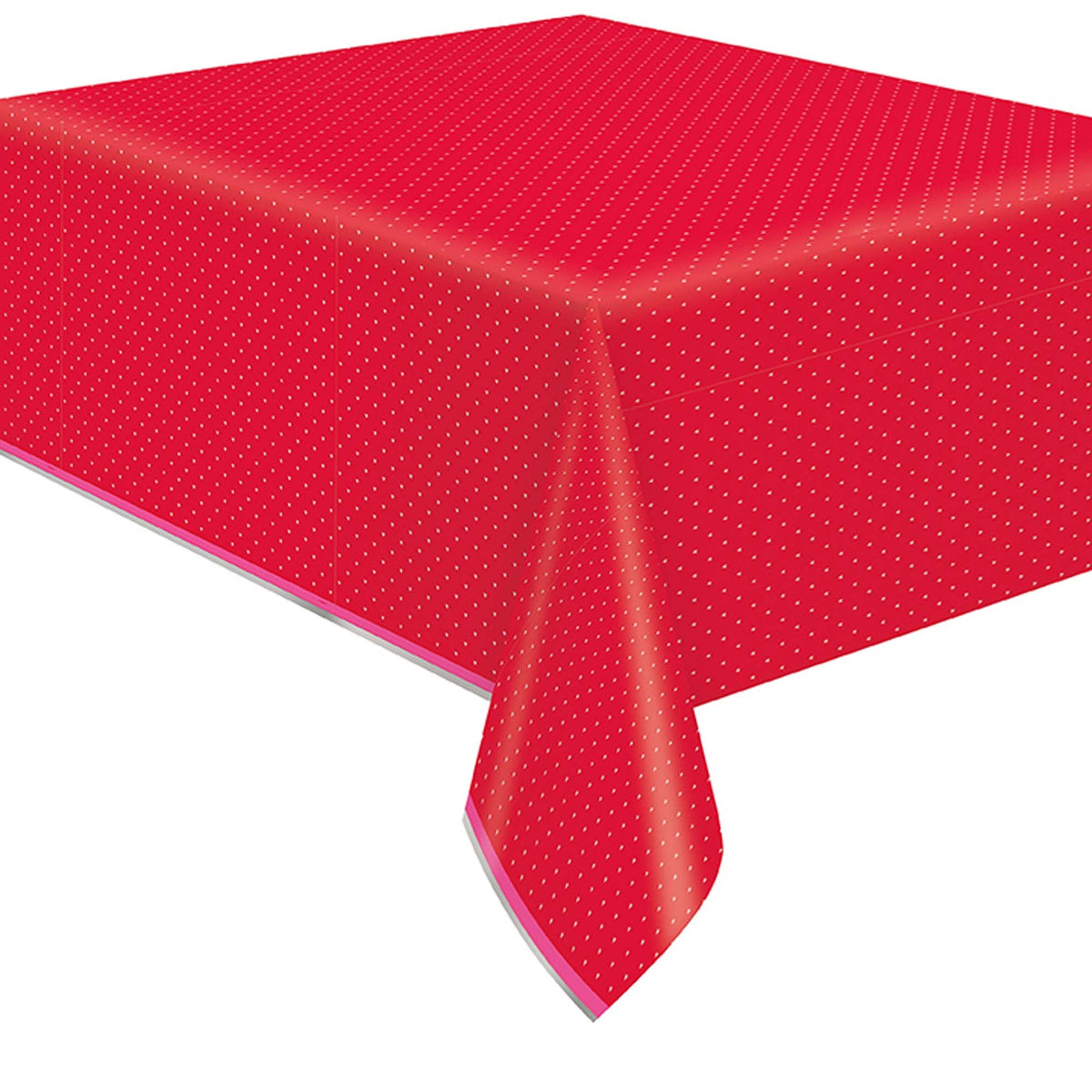 UNIQUE PARTY FAVORS Valentine's Day R & P Valentine's Day Rectangular Foil Table Cover, 54 x 84 Inches, 1 Count 011179987832